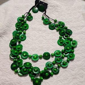 Necklace earrings item # 106